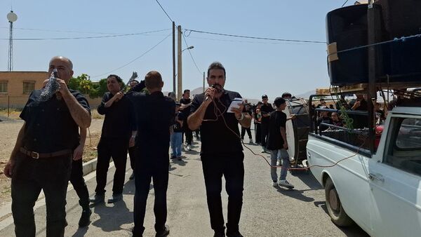 عزاداری مردم روستای جلماجرد در تاسوعای حسینی