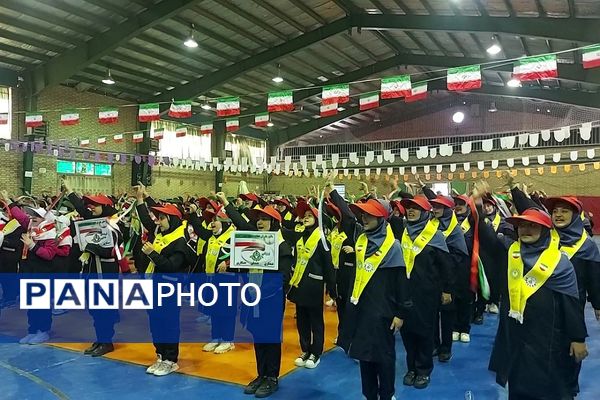 برگزاری مانور یاوران انقلاب منطقه کهریزک 