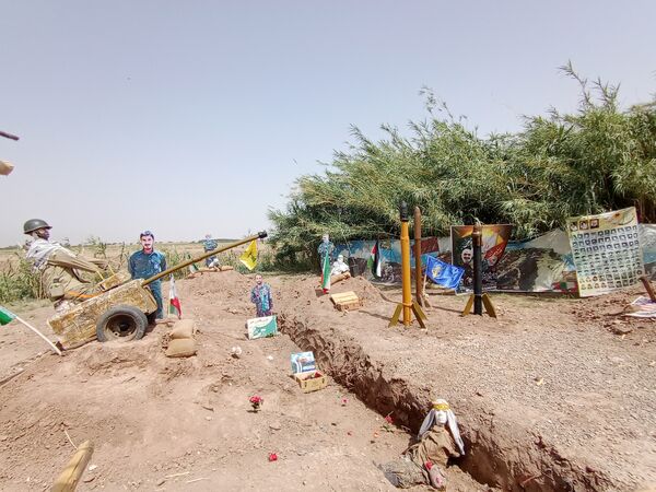 نمایشگاه «غنچه‌های خونین» شهر جعفریه قم 