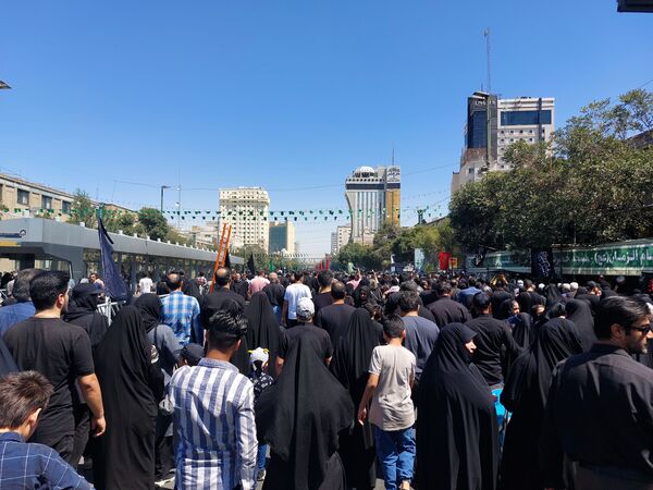 مراسم پیاده‌روی جاماندگان اربعین حسینی در مشهد 