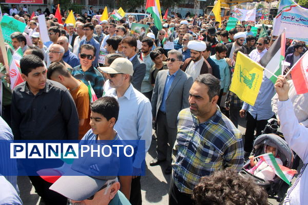 راهپیمایی روز قدس در بوشهر