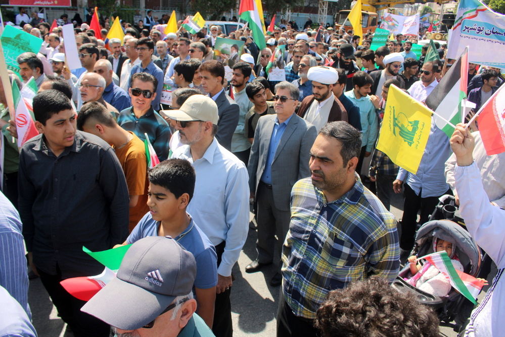 راهپیمایی روز قدس در بوشهر