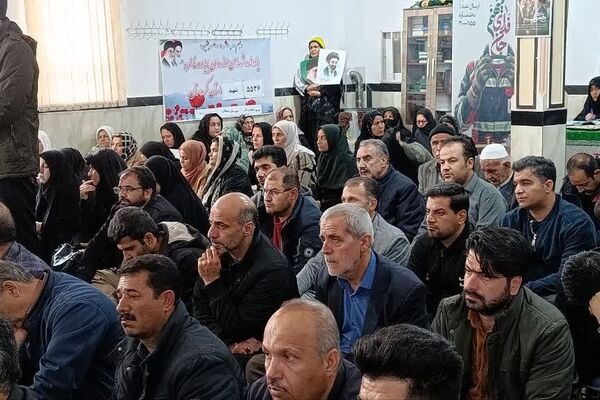  بزرگداشت اربعین رهبر شهیدو شهدای جنگ رمضان در دهگلان 