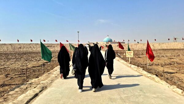 حس و حال دختران دانش‌آموز قم در اردوی راهیان نور