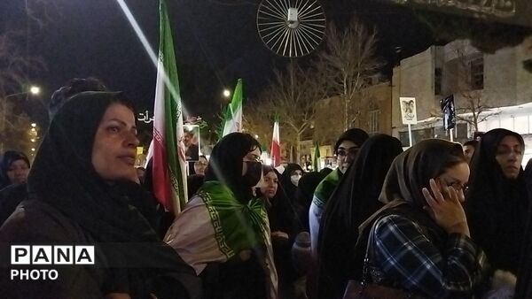 حضور گسترده و پرشور مردم انقلابی نیشابور در خونخواهی شهادت رهبر شهید