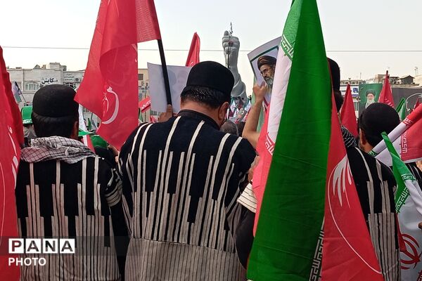 حضور غیور مردان چهارمحال و بختیاری در آیین وداع و تشییع رهبر شهید انقلاب اسلامی ایران