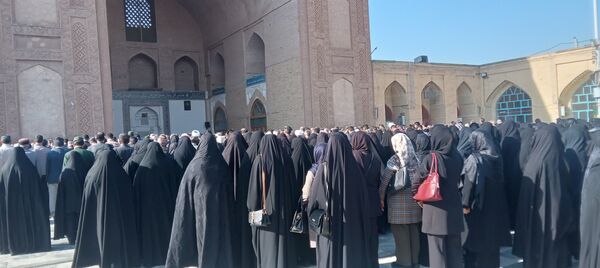 تشییع پیکر جانباز شهید علی فتح آبادی در نیشابور 