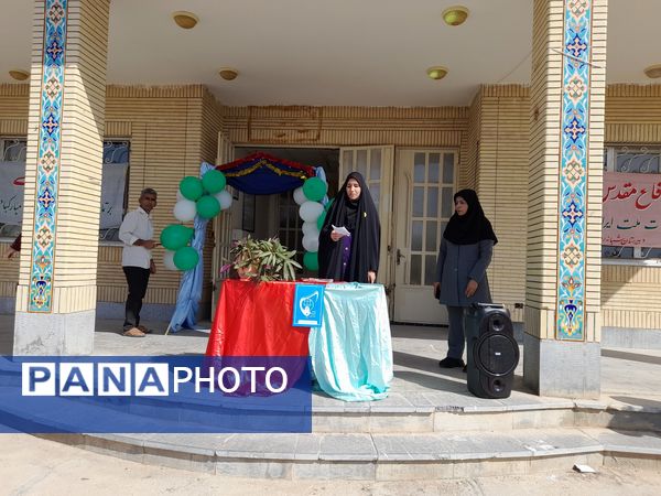 آیین سال تحصیلی جدید در دبیرستان نسیبه شهرستان سملقان