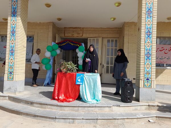 آیین سال تحصیلی جدید در دبیرستان نسیبه شهرستان سملقان