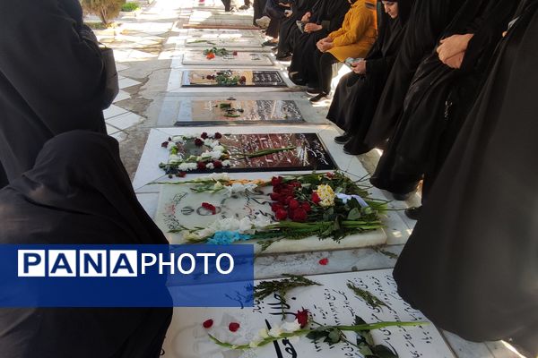 سومین سالگرد شهید علی‌اکبر رنجبر در گلزار شهدای شیراز