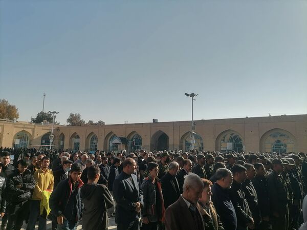 تشییع پیکر جانباز شهید علی فتح آبادی در نیشابور 
