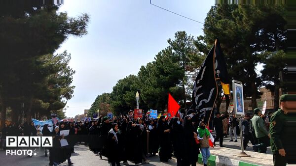 حضور باشکوه مردم مومن باخرز در راهپیمایی روز قدس
