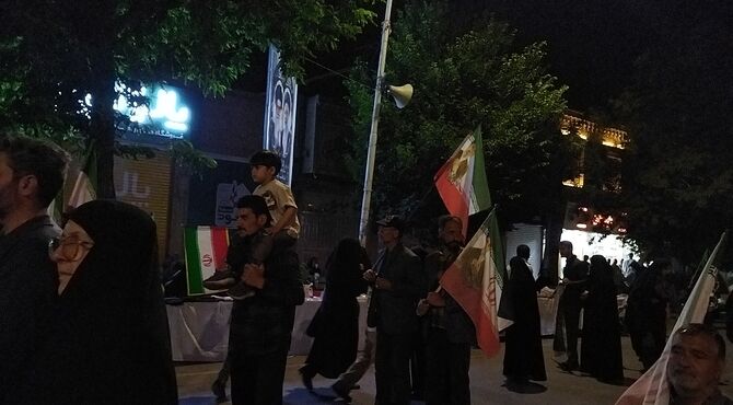 هشتاد و پنجمین شب از شب‌های مقاومت نیشابور در قاب پانا 