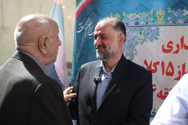 آیین خشت‌گذاری دبستان شهید خداقلی