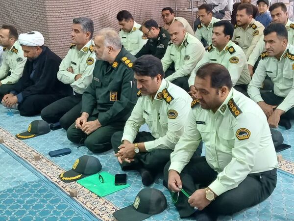 برگزاری نماز عبادی سیاسی جمعه همزمان با شروع هفته انتظامی در شهرستان خلیل اباد 