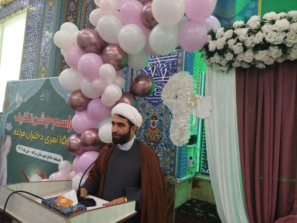 بزرگ‌ترین مراسم جشن تکلیف دانش‌آموزان پایه سوم ابتدایی شهرستان مراغه 