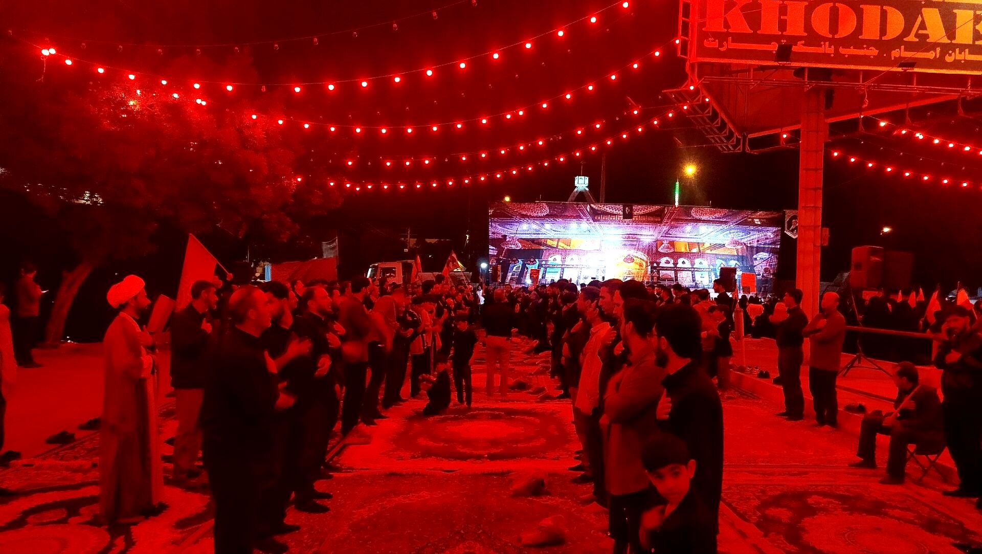 طنین نوای یا حسین (ع) در دومین شب از ماه محرم در نورآباد