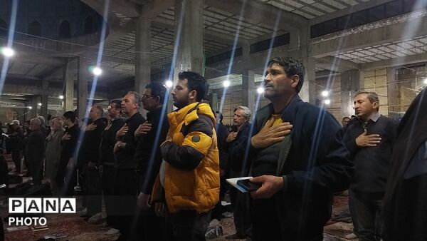 مراسم شب ۲۳ ماه رمضان در مسجد جامع نیشابور 