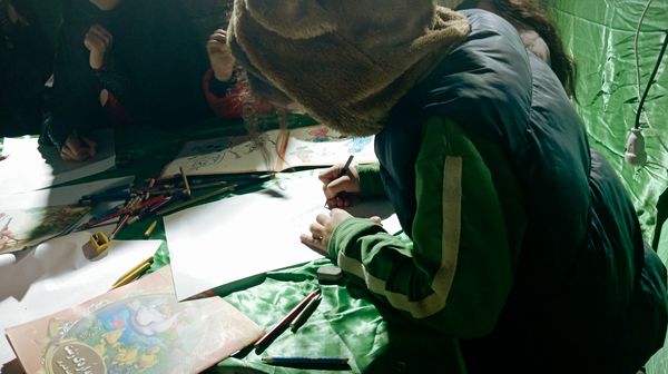 موکب  فرهنگی کودکان در شهرستان کاشمر 