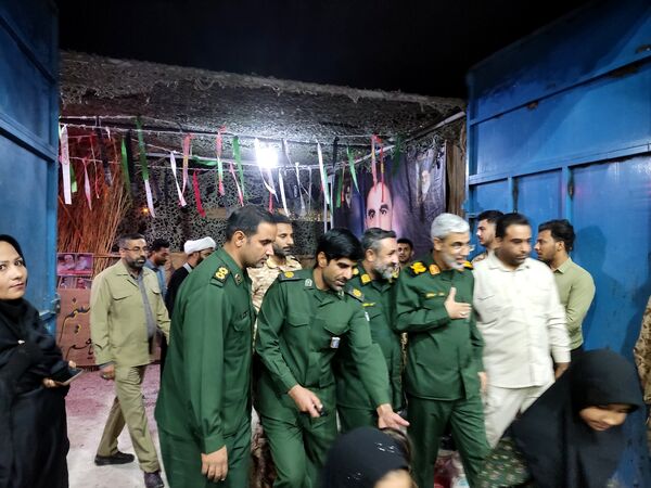 عطر حضور شهید گمنام در حاجی‌‌آباد پیچید 