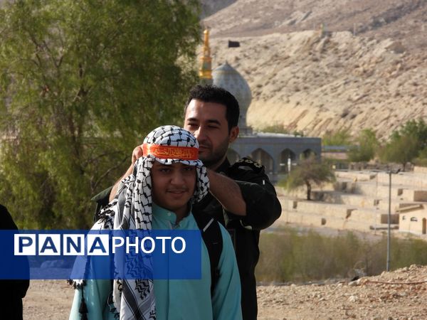 پیاده‌روی جاماندگان اربعین در فراشبند