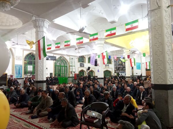 جشن نیمه شعبان در مسجد جامع شهر کندر