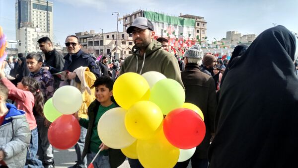 راهپیمایی باشکوه ۲۲ بهمن در مشهد مقدس
