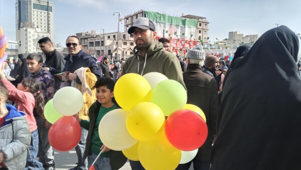 راهپیمایی باشکوه ۲۲ بهمن در مشهد مقدس