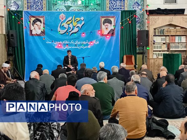 حماسه ۹ دی در مسجد حضرت قائم اسلامشهر 