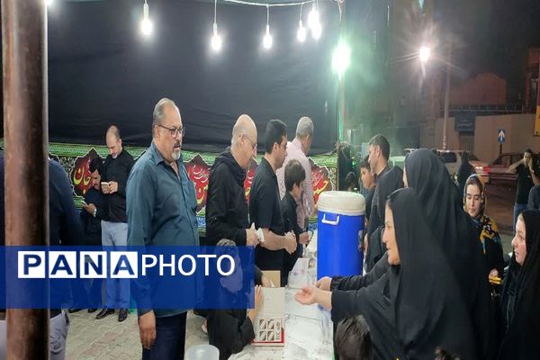  حضور جاماندگان حسینی در مرزهای خوزستان