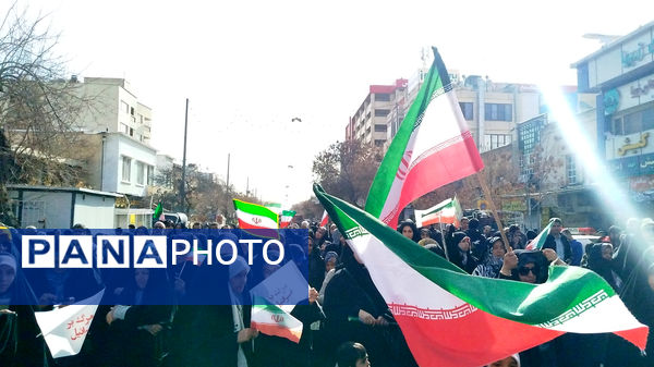  حضور پرشور مردم شیراز در چهل و هفتمین سالگرد پیروزی انقلاب اسلامی ایران 