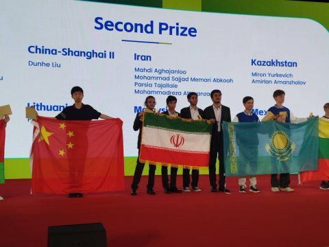 کسب رتبه دوم تیم المپیاد ریاضی ‌ایران در کمپ علمی آموزشی چین ‌