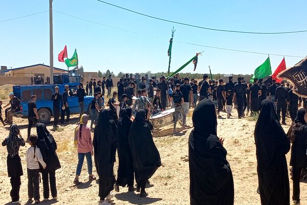 مراسم گرامیداشت تاسوعای حسینی در روستای گزکوه 