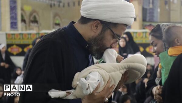 شیرخوارگان حسینی در مصلی پاکدشت؛ تجلی عشق به کوچک‌ترین سربازان عاشورا