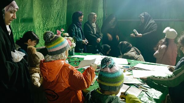 موکب  فرهنگی کودکان در شهرستان کاشمر 