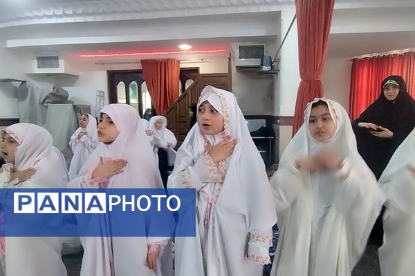 آیین جشن تکلیف دانش‌آموزان دختر شهرستان پردیس در فضایی معنوی و باشکوه
