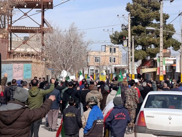 خروش پرشکوه مردم نسر در دفاع از آرمان‌های انقلاب اسلامی در راهپیمایی ۲۲ بهمن