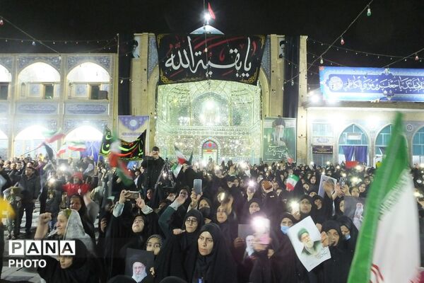 قیامِ بصیرت در سوگِ مقتدا؛ تجمع تاریخی و حداکثری مردم پیشوا در پی شهادت رهبر انقلاب