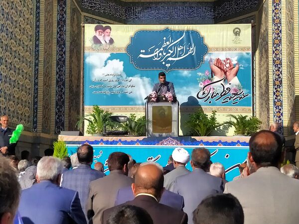 نماز عید سعید فطر در شهرستان کاشمر