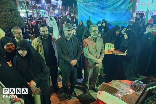 مراسم چهلمین روز شهادت دانش آموزان مدرسه شجره طیبه میناب در پردیس