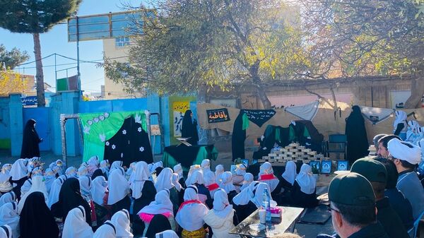 فاطمیه در مدرسه عصمت شهرستان باخرز