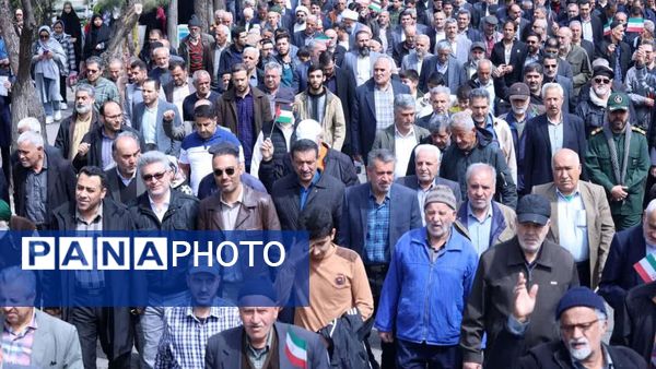 حضور پر شور مردم آبیک و البرز در روز قدس 