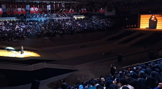 شب هشتم کنگره ۵۵۸۰ شهید استان البرز میزبان بانوان بود