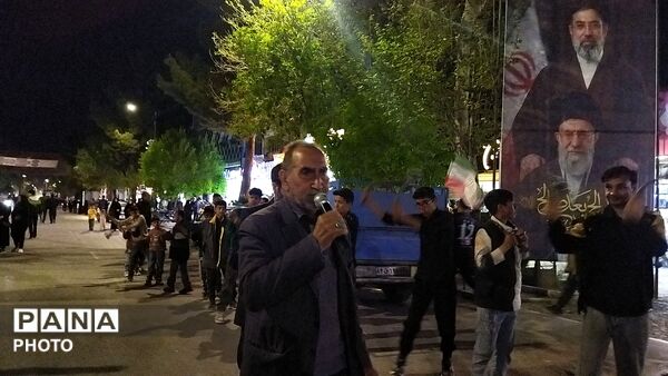 هیئت گلبو علیا در چهل و یکمین شب از اجتماعات مردمی نیشابور 