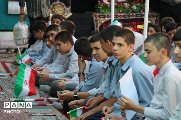 زنگ نماز در مدارس مشهد با حضور نماینده ولی‌فقیه در خراسان رضوی 