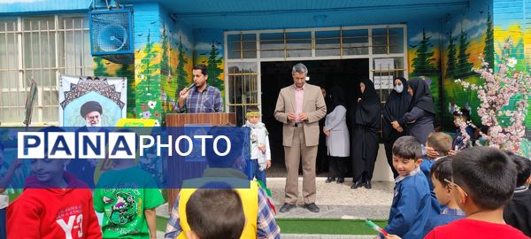 آیین محکومیت رژیم غاصب اسرائیل و حمایت از جبهه مقاومت حزب الله در مدرسه مبین شیروان