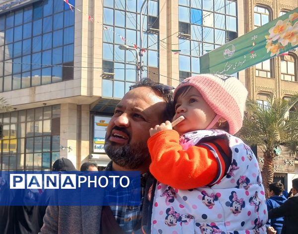 همبستگی و اقتدار خوزستانی‌ها در راهپیمایی 22 بهمن