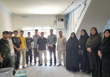 . شاداب‌سازی مدارس الشتر با اجرای طرح «شهید عجمیان»