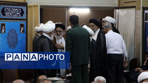 مراسم عزاداری شهادت امام محمد باقر (ع) در دفتر نماینده امام جمعه یزد