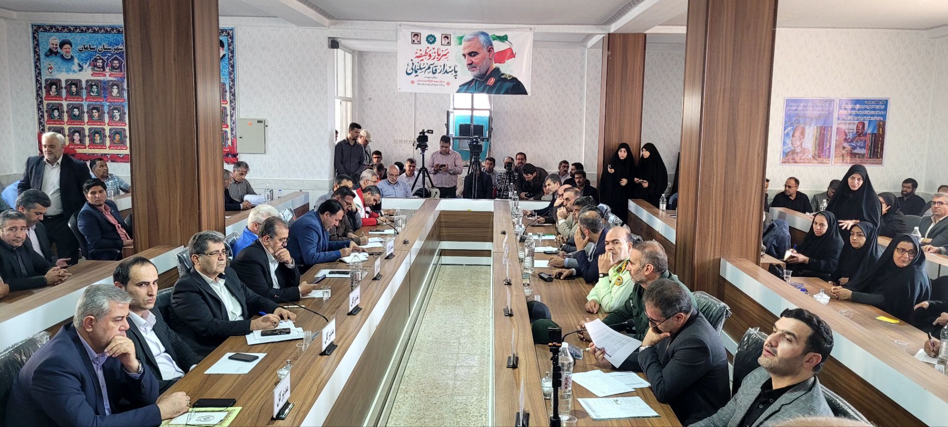 نشست شورای اداری استان در شهرستان سامان‌